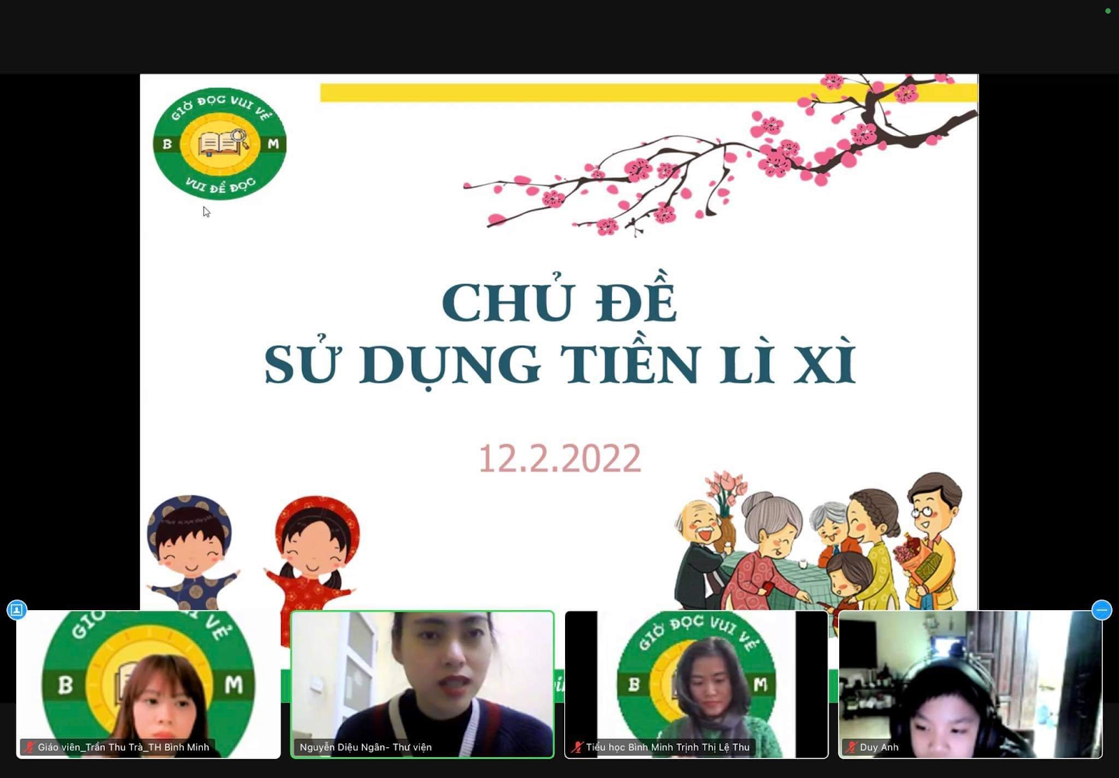 BUỔI ĐỌC SÁCH ĐẦU XUÂN