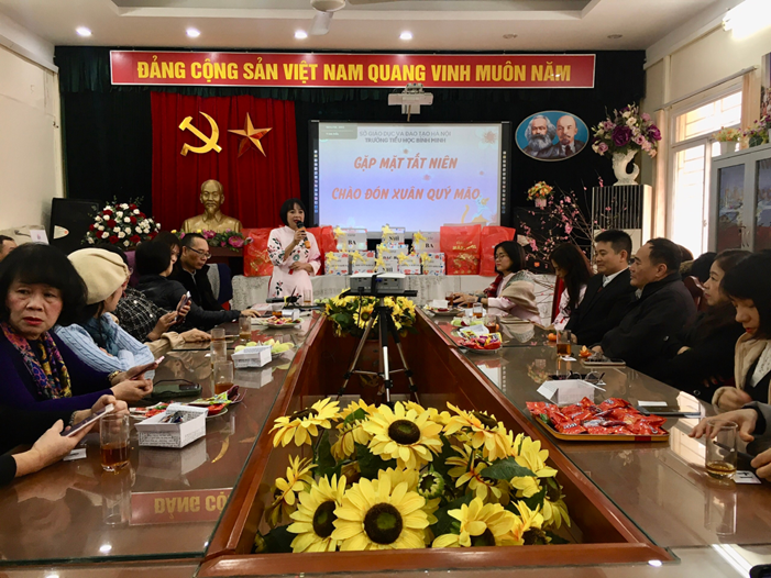 Buổi gặp mặt tất niên ấm áp dành cho cán bộ, giáo viên, nhân viên trường Tiểu học Bình Minh 2