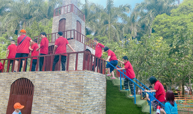 Chuyến tham quan thú vị của các bạn học sinh Trường Tiểu học Bình Minh   tại Khu trải nghiệm Cánh Buồm Xanh Park 2