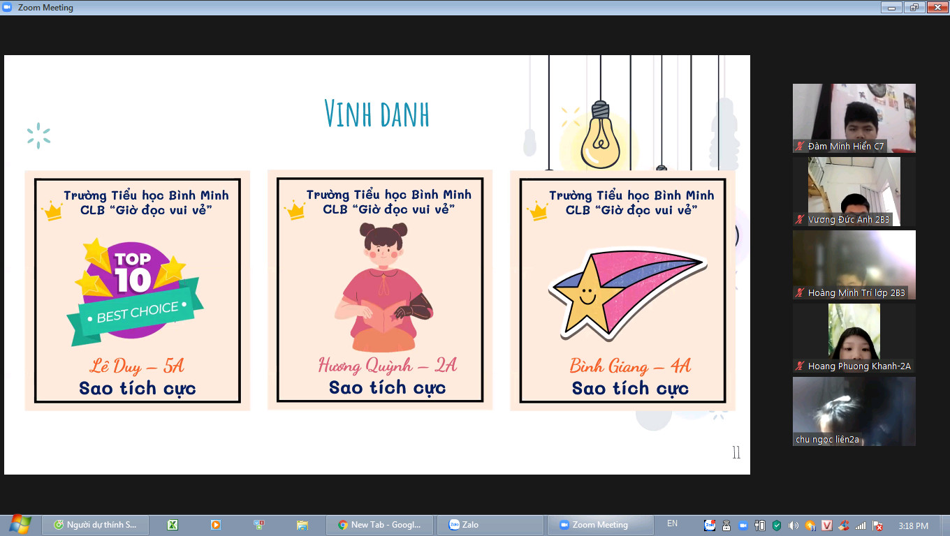 HÀNH TRÌNH LAN TOẢ VĂN HOÁ ĐỌC CỦA THẦY TRÒ TRƯỜNG TIỂU HỌC BÌNH MINH 10