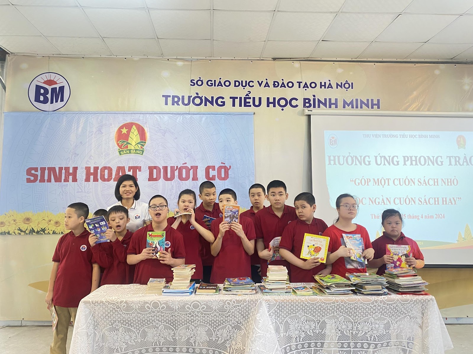 HỌC SINH BÌNH MINH SÔI NỔI THAM GIA CÁC HOẠT ĐỘNG HƯỞNG ỨNG NGÀY HỘI SÁCH VIỆT NAM 21/4 – NGÀY SÁCH VÀ BẢN QUYỀN THẾ GIỚI 23/4 2