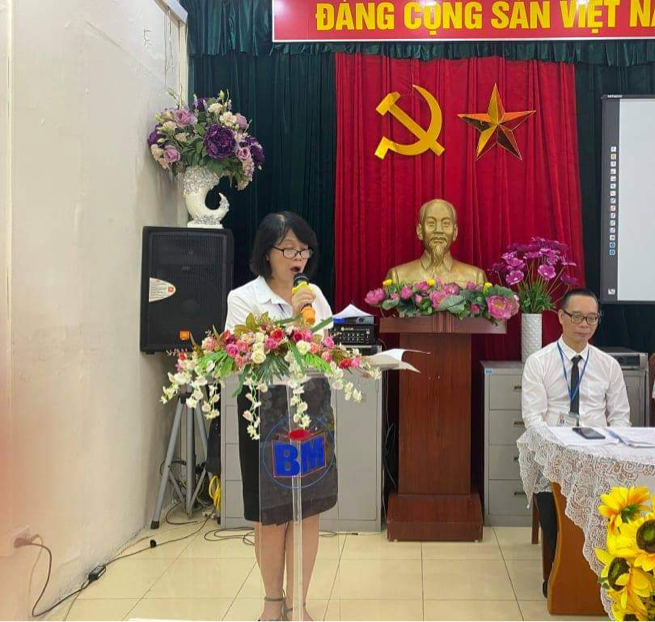 Hội nghị Cán bộ- giáo viên- nhân viên trường Tiểu học Bình Minh năm học 2020-2021 5