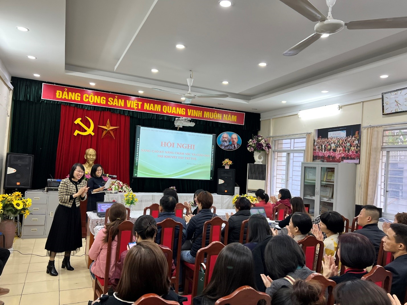 HỘI NGHỊ NÂNG CAO CHẤT LƯỢNG CHĂM SÓC TRẺ KHUYẾT TẬT TẠI TRƯỜNG TIỂU HỌC BÌNH MINH. 5