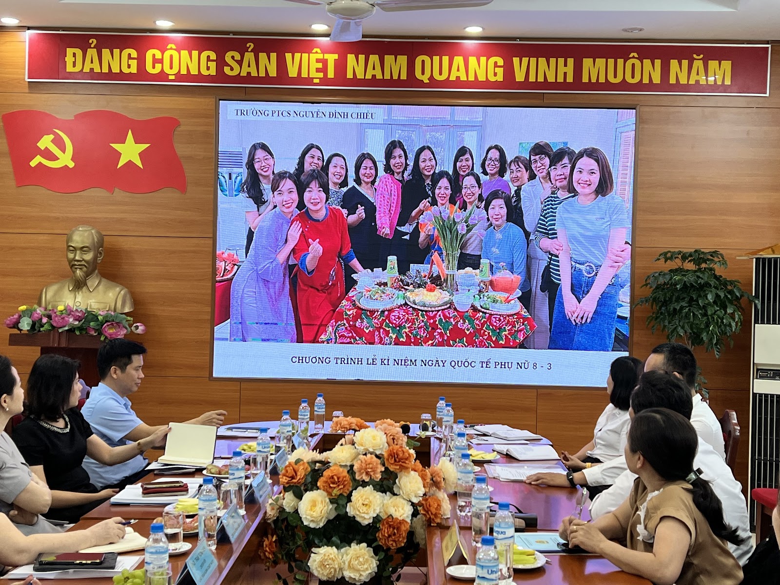 HỘI NGHỊ TỔNG KẾT HOẠT ĐỘNG CÔNG ĐOÀN CỤM TRƯỜNG  MẦM NON VÀ CHUYÊN BIỆT TRỰC THUỘC NĂM HỌC 2023 - 2024 4