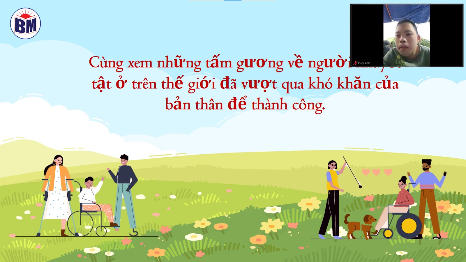  Không khí vui vẻ của cô trò trong hoạt động kỷ niệm  Ngày Quốc tế Người khuyết tật 3/12   1