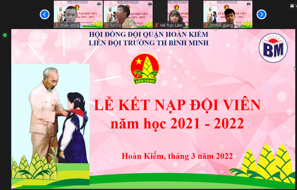 Lễ kết nạp Đội viên - niềm tự hào của mỗi học sinh trường tiểu học Bình Minh. 3