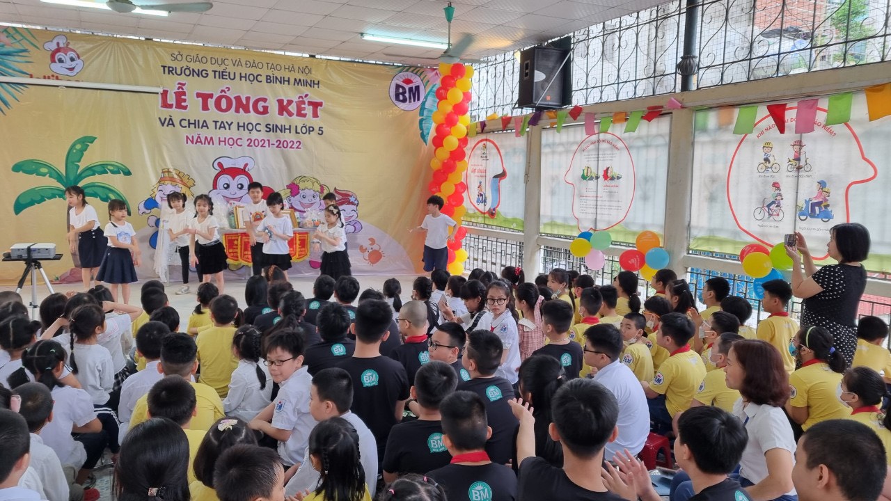LỄ TỔNG KẾT NĂM HỌC VÀ CHIA TAY HỌC SINH KHỐI NĂM  NĂM HỌC 2021-2022 1