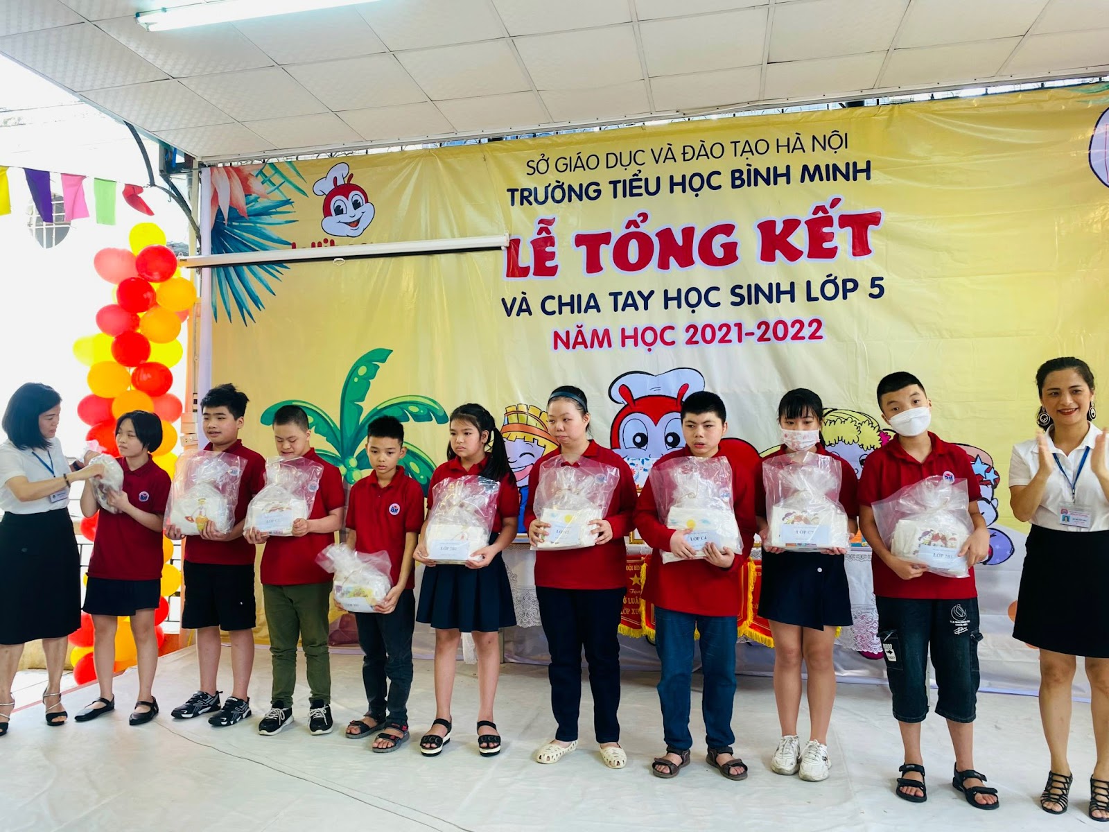 LỄ TỔNG KẾT NĂM HỌC VÀ CHIA TAY HỌC SINH KHỐI NĂM  NĂM HỌC 2021-2022 8
