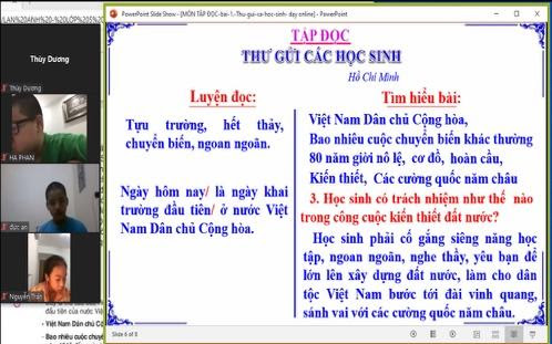 NHỮNG BUỔI HỌC ĐẦU TIÊN CỦA NĂM HỌC MỚI 5