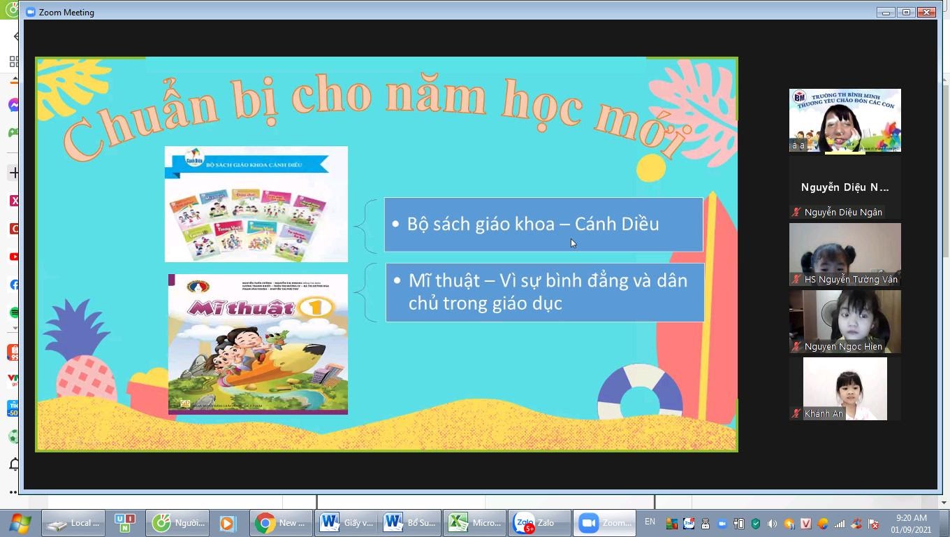 NIỀM VUI  NGÀY TỰU TRƯỜNG 2