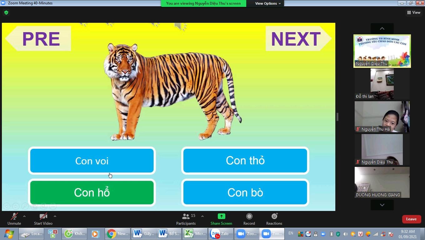 NIỀM VUI  NGÀY TỰU TRƯỜNG 7