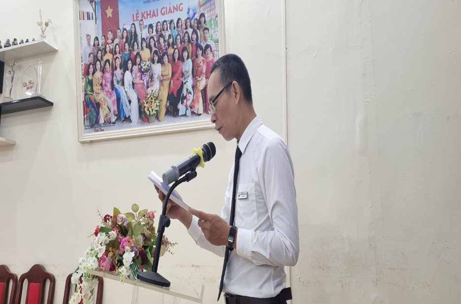 TRƯỜNG TIỂU HỌC BÌNH MINH LONG TRỌNG TỔ CHỨC HỘI NGHỊ CÁN BỘ, GIÁO VIÊN VÀ NGƯỜI LAO ĐỘNG  NĂM HỌC 2022 – 2023    2