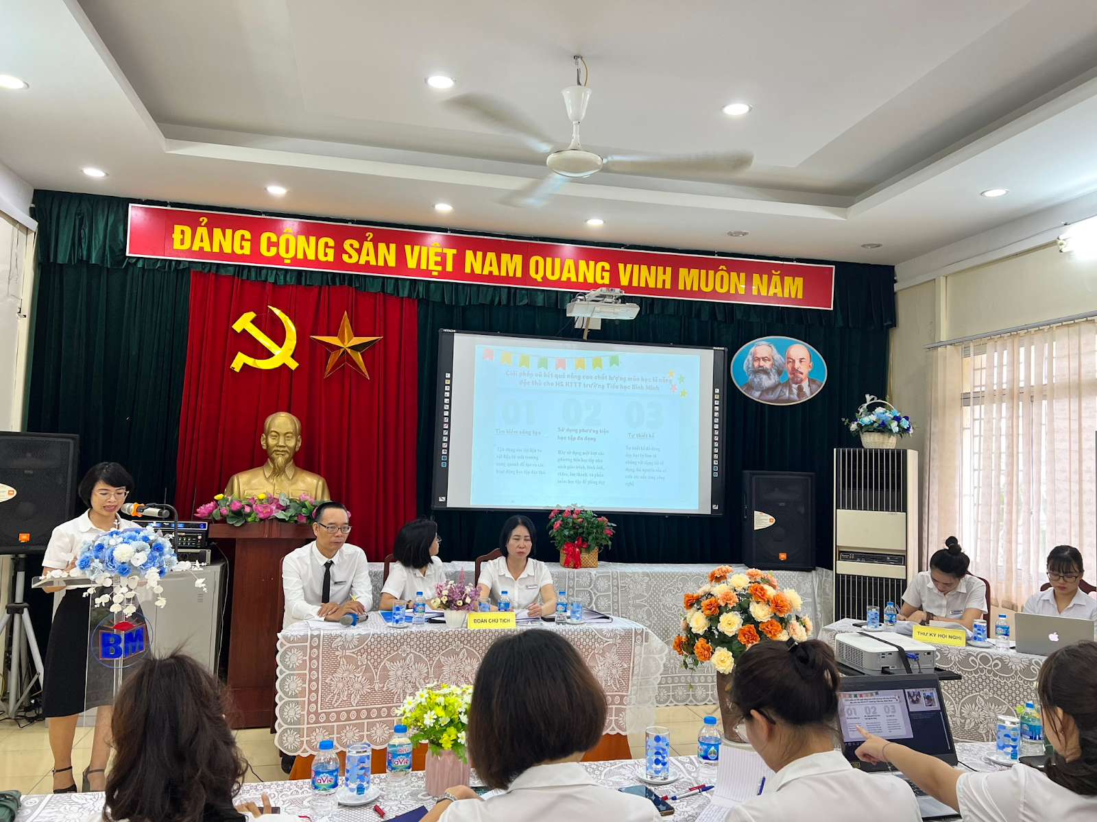 TRƯỜNG TIỂU HỌC BÌNH MINH LONG TRỌNG TỔ CHỨC HỘI NGHỊ NHÀ GIÁO, CÁN BỘ QUẢN LÝ GIÁO DỤC, NGƯỜI LAO ĐỘNG NĂM HỌC 2023 – 2024   3