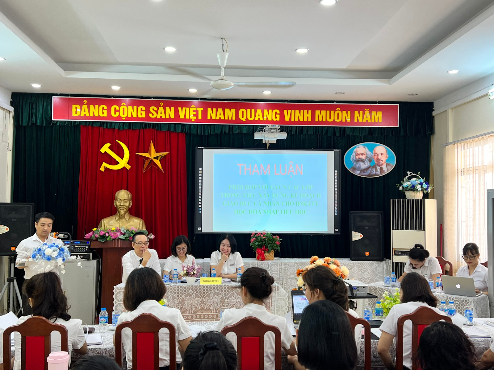 TRƯỜNG TIỂU HỌC BÌNH MINH LONG TRỌNG TỔ CHỨC HỘI NGHỊ NHÀ GIÁO, CÁN BỘ QUẢN LÝ GIÁO DỤC, NGƯỜI LAO ĐỘNG NĂM HỌC 2023 – 2024   4