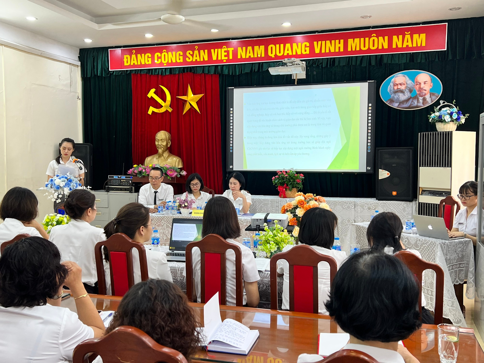 TRƯỜNG TIỂU HỌC BÌNH MINH LONG TRỌNG TỔ CHỨC HỘI NGHỊ NHÀ GIÁO, CÁN BỘ QUẢN LÝ GIÁO DỤC, NGƯỜI LAO ĐỘNG NĂM HỌC 2023 – 2024   5