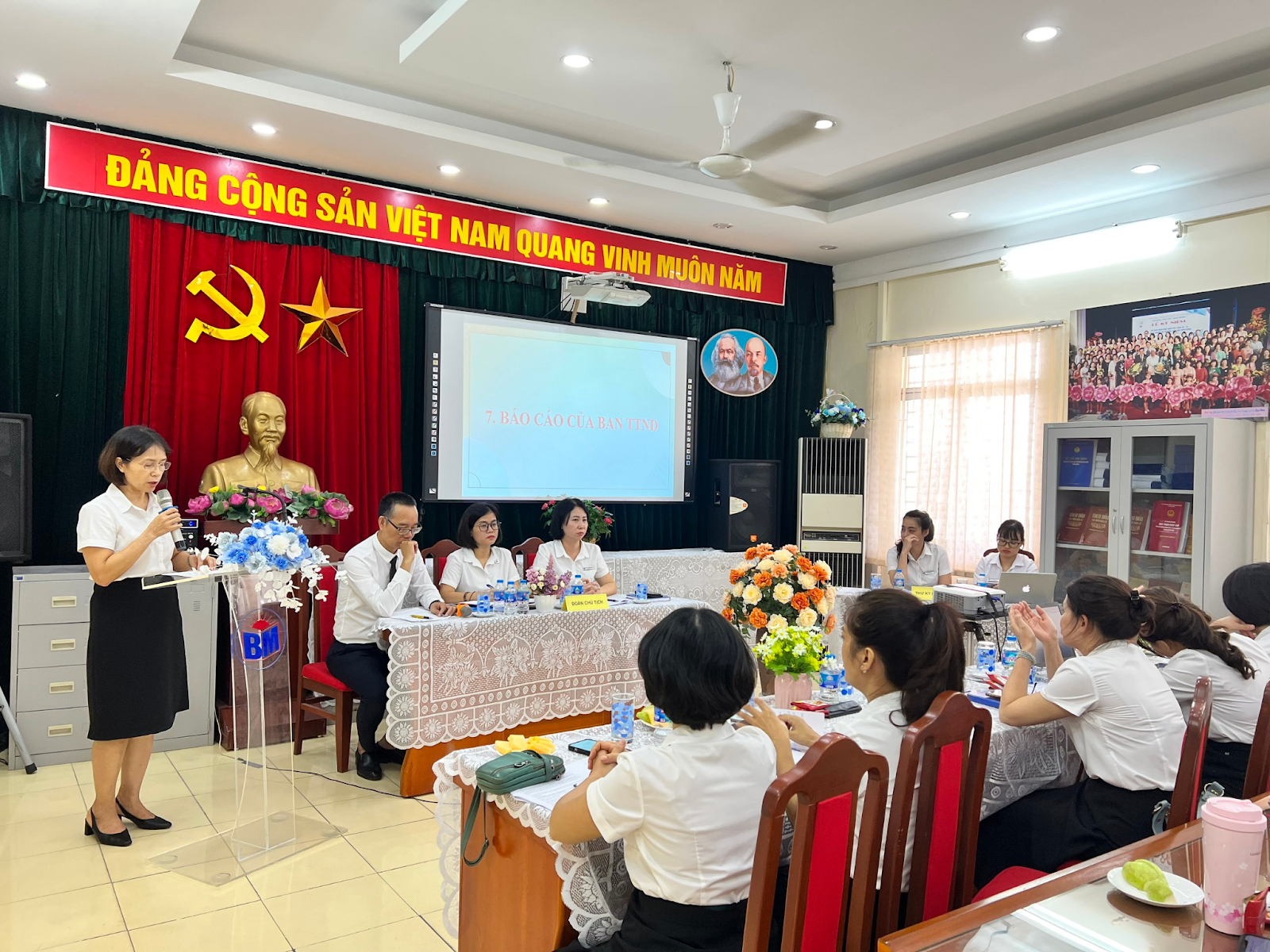 TRƯỜNG TIỂU HỌC BÌNH MINH LONG TRỌNG TỔ CHỨC HỘI NGHỊ NHÀ GIÁO, CÁN BỘ QUẢN LÝ GIÁO DỤC, NGƯỜI LAO ĐỘNG NĂM HỌC 2023 – 2024   6