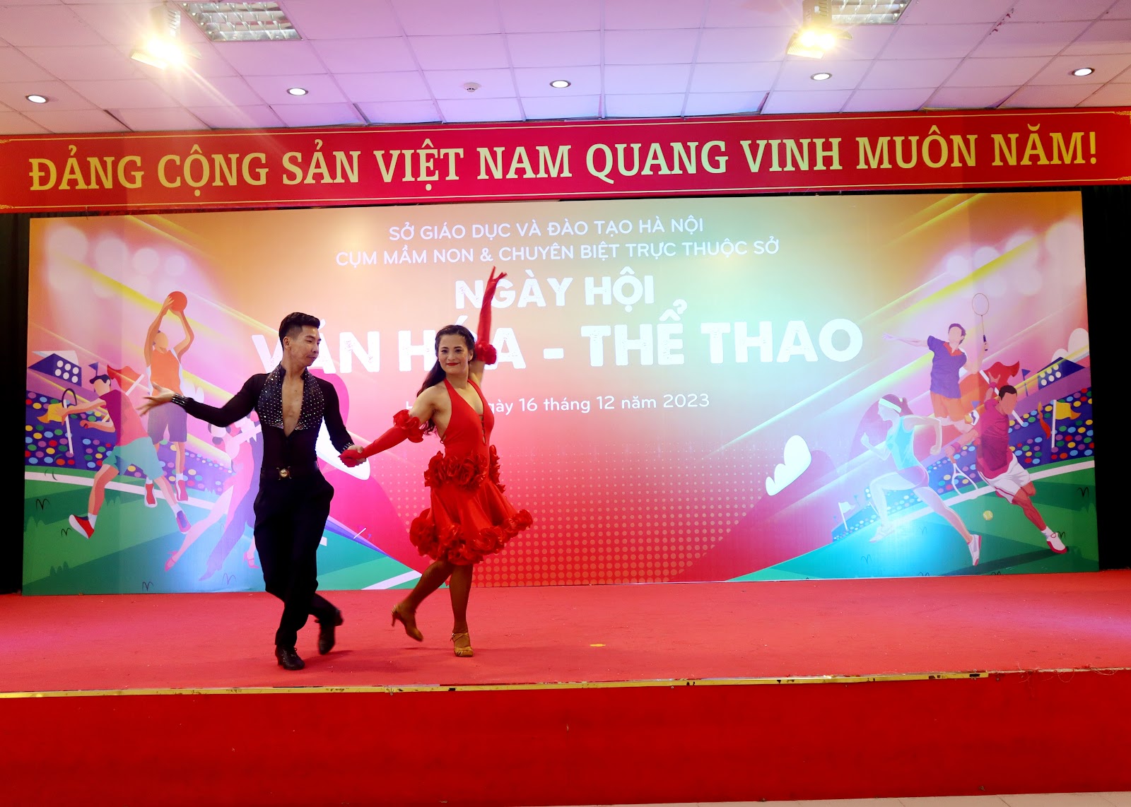 TRƯỜNG TIỂU HỌC BÌNH MINH THAM GIA NGÀY HỘI VĂN HÓA - THỂ THAO CÁN BỘ, GIÁO VIÊN, NHÂN VIÊN NĂM HỌC 2023 - 2024 2