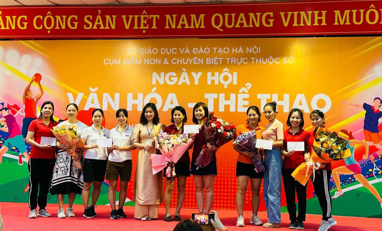 TRƯỜNG TIỂU HỌC BÌNH MINH THAM GIA NGÀY HỘI VĂN HÓA - THỂ THAO CÁN BỘ, GIÁO VIÊN, NHÂN VIÊN NĂM HỌC 2023 - 2024 9