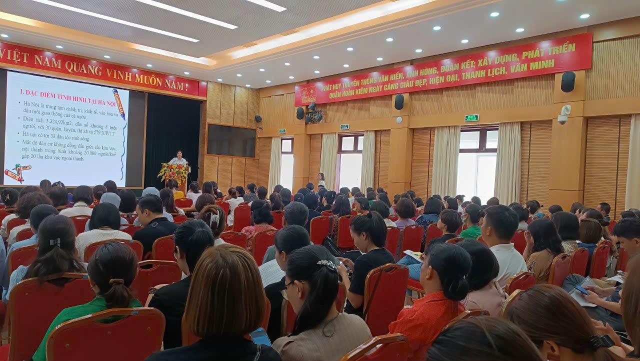 Trường Tiểu học Bình Minh tham gia tập huấn kiến thức An toàn thực phẩm tại bếp ăn tập thể trường học trên địa bàn quận Hoàn Kiếm năm 2023 5