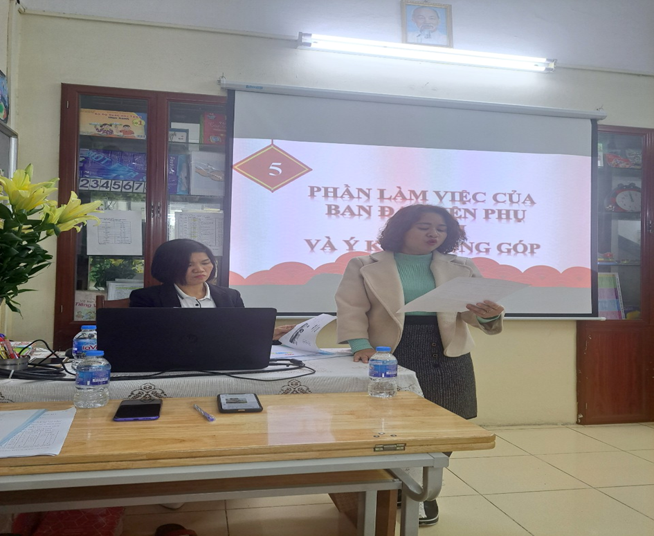 Trường tiểu học Bình Minh tổ chức buổi họp phụ huynh học sinh Sơ kết học kỳ I năm học 2022-2023. 10