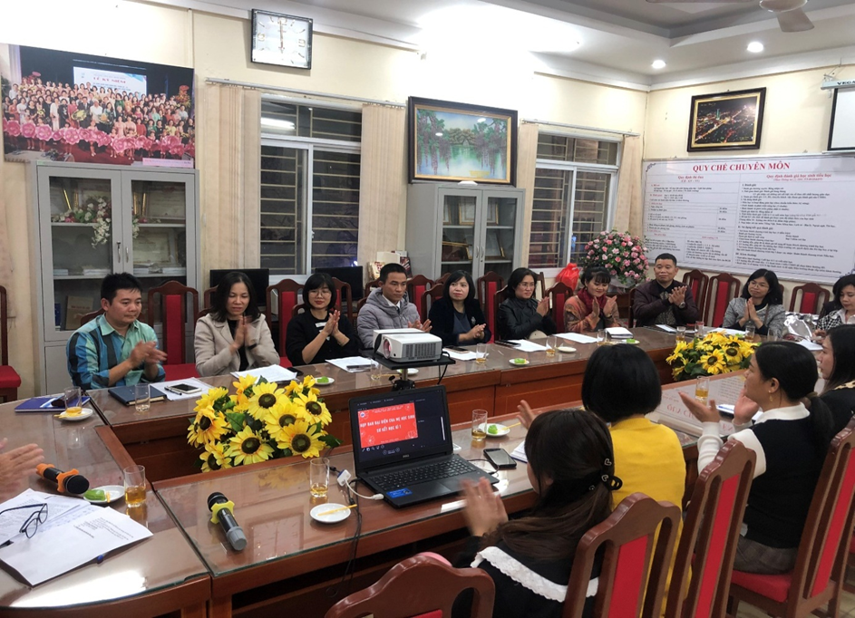 Trường tiểu học Bình Minh tổ chức buổi họp phụ huynh học sinh Sơ kết học kỳ I năm học 2022-2023. 3