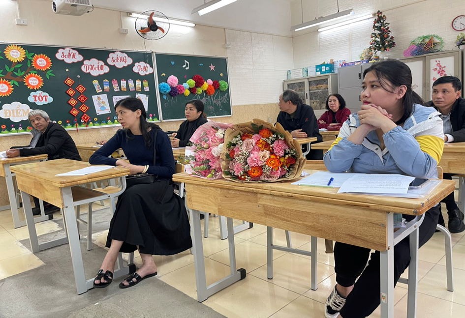 Trường tiểu học Bình Minh tổ chức buổi họp phụ huynh học sinh Sơ kết học kỳ I năm học 2022-2023. 4
