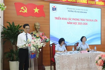 Trường Tiểu học Bình Minh tổ chức Hội nghị Cán bộ, Viên chức và Người lao động năm học 2025 – 2026