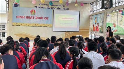 Hướng Tới Kỷ Niệm 94 Năm Ngày Thành Lập Đoàn TNCS Hồ Chí Minh: Học Sinh Trường Tiểu Học Bình Minh Hào Hứng Tham Gia Các Hoạt Động Ý Nghĩa