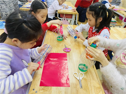 Học sinh trường Tiểu học Bình Minh với phong trào “Trường học tiên phong giảm thiểu và phân loại rác thải năm 2020”