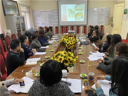 Tổ chức thành công cuộc họp phụ huynh Sơ kết học kì I-năm học 2020 - 2021.