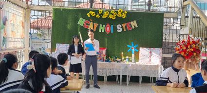 NGÀY HỘI STEM CẤP TIỂU HỌC NĂM HỌC 2023 - 2024 - ĐÁNH THỨC ĐAM MÊ, KHƠI NGUỒN SÁNG TẠO