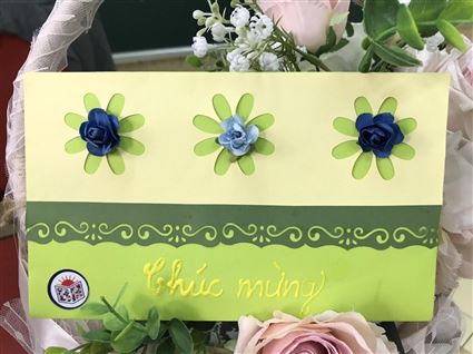 Thiệp handmade - Trao gửi tri ân tới thầy cô nhân ngày Nhà giáo Việt Nam 20 - 11
