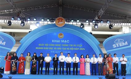TRƯỜNG TH BÌNH MINH THAM GIA NGÀY HỘI CÔNG NGHỆ THÔNG TIN NGÀNH GIÁO DỤC ĐÀO TẠO HÀ NỘI LẦN THỨ VI NĂM 2024