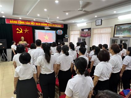 TRƯỜNG TIỂU HỌC BÌNH MINH LONG TRỌNG TỔ CHỨC HỘI NGHỊ NHÀ GIÁO, CÁN BỘ QUẢN LÝ GIÁO DỤC, NGƯỜI LAO ĐỘNG NĂM HỌC 2023 – 2024
