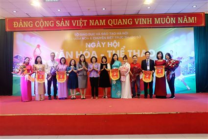 TRƯỜNG TIỂU HỌC BÌNH MINH THAM GIA NGÀY HỘI VĂN HÓA - THỂ THAO CÁN BỘ, GIÁO VIÊN, NHÂN VIÊN NĂM HỌC 2023 - 2024